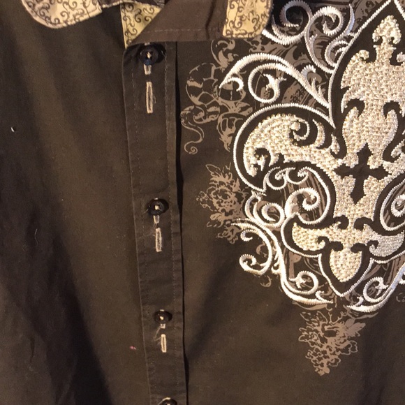 Victorious mens size XL brown long sleeved shirt - Picture 2 of 4